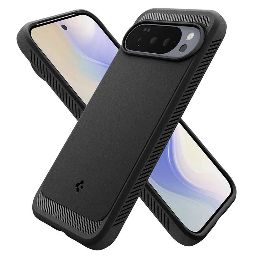 Ovitek MagSafe za Google Pixel 10 Pro XL, Spigen, Rugged Armor, Mat Črn ACS09721