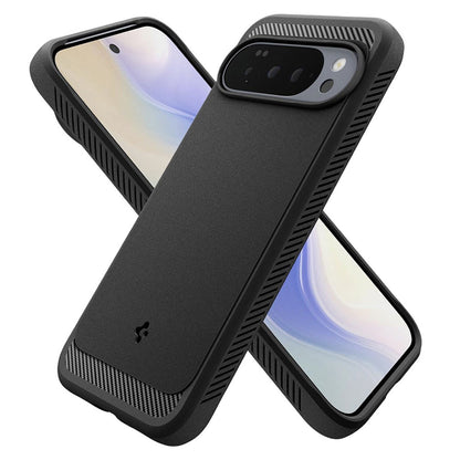 Ovitek MagSafe za Google Pixel 10 Pro XL, Spigen, Rugged Armor, Mat Črn ACS09721
