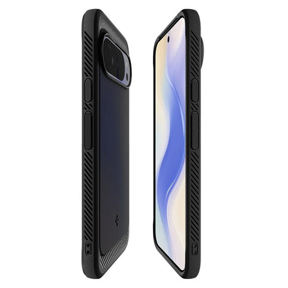 Ovitek MagSafe za Google Pixel 10 Pro XL, Spigen, Rugged Armor, Mat Črn ACS09721