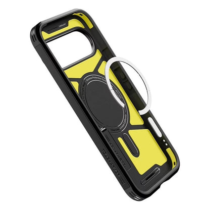 Ovitek MagSafe za Google Pixel 10 Pro XL, Spigen, Tough Armor, Črn