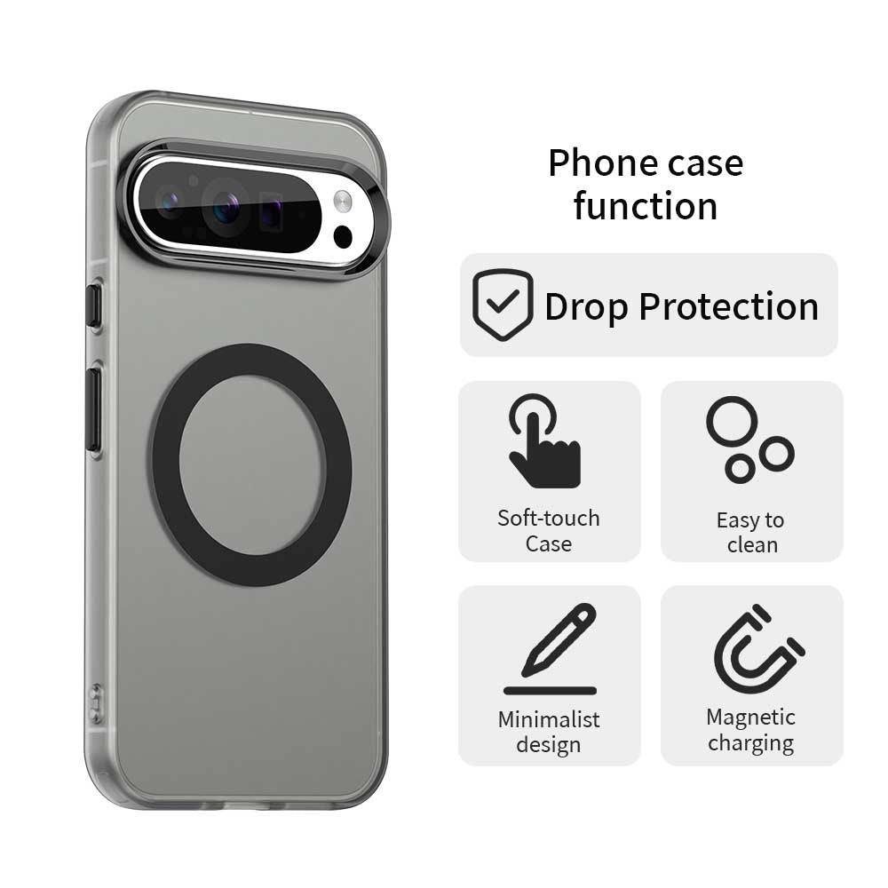 MagSafe ovitek za Google Pixel 10 Pro XL, Techsuit, CandyCase, Črn
