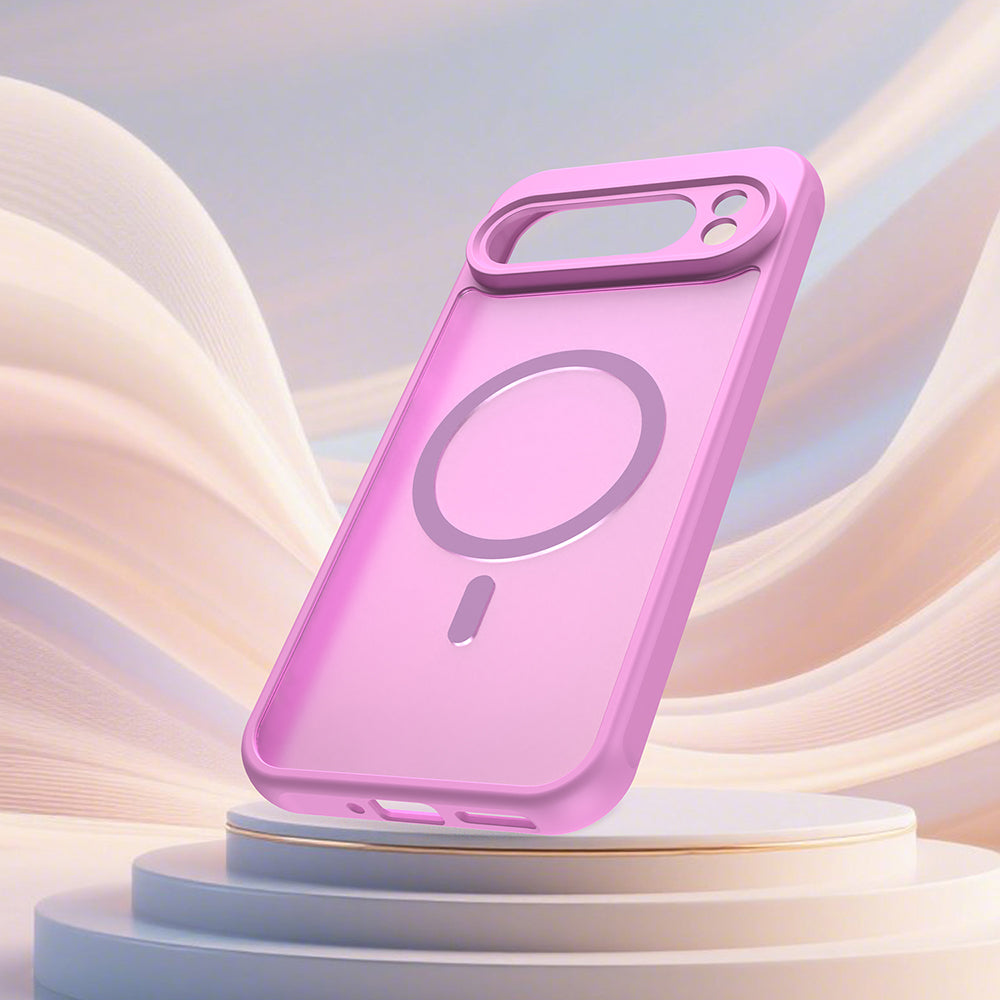 Ovitek MagSafe za Google Pixel 10, Techsuit, HaloFrost II, Roza