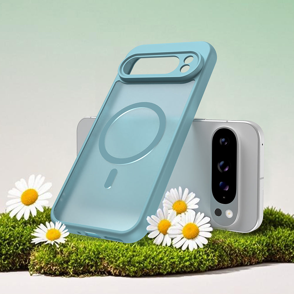 Ovitek MagSafe za Google Pixel 10, Techsuit, HaloFrost II, Svetlo zelen