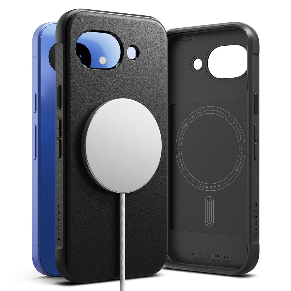 Ovitek MagSafe za Google Pixel 10a, Ringke, Onyx, Črn