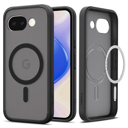 Ovitek MagSafe za Google Pixel 10a, Spigen, Ultra Hybrid, Satinirano črn ACS11278