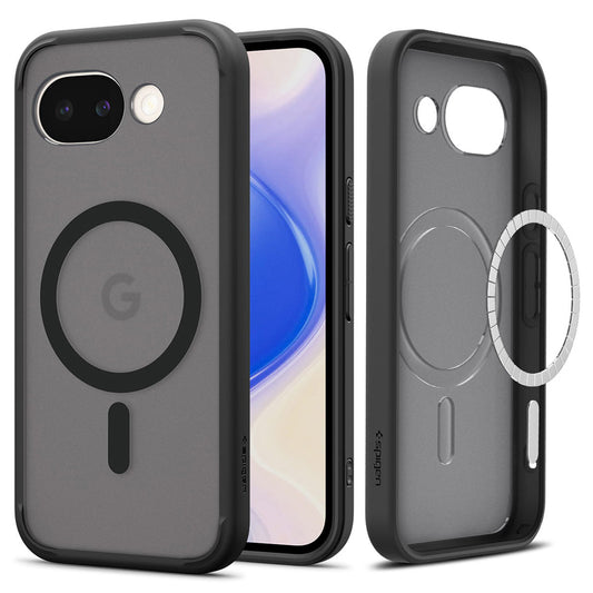 Ovitek MagSafe za Google Pixel 10a, Spigen, Ultra Hybrid, Satinirano črn ACS11278