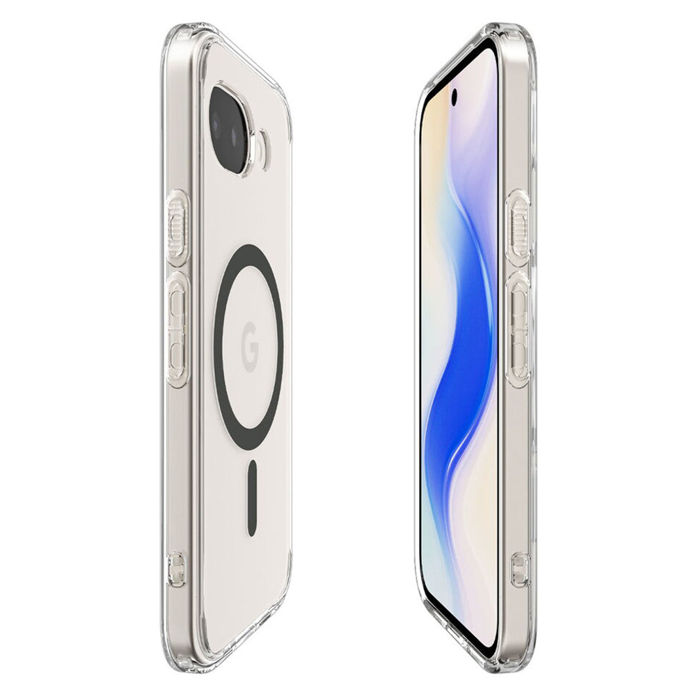 Ovitek MagSafe za Google Pixel 10a, Spigen, Ultra Hybrid, Prosojno Siva ACS11277
