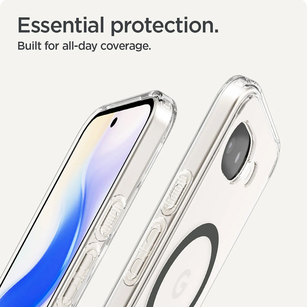 Ovitek MagSafe za Google Pixel 10a, Spigen, Ultra Hybrid, Prosojno Siva ACS11277