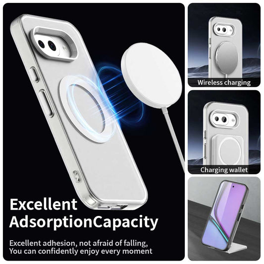 MagSafe Case for Google Pixel 10a, Techsuit, CandyCase, White