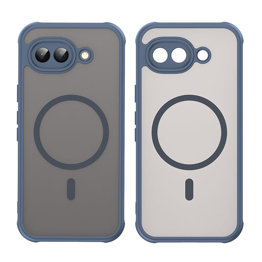 MagSafe Case for Google Pixel 10a, Techsuit, HaloFrost II, Navy Blue