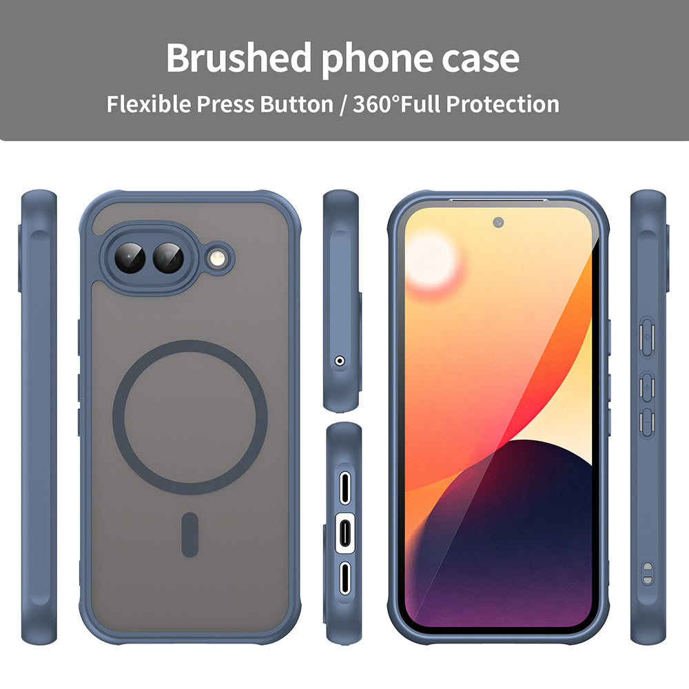 Ovitek MagSafe za Google Pixel 10a, Techsuit, HaloFrost II, Mornarsko modra
