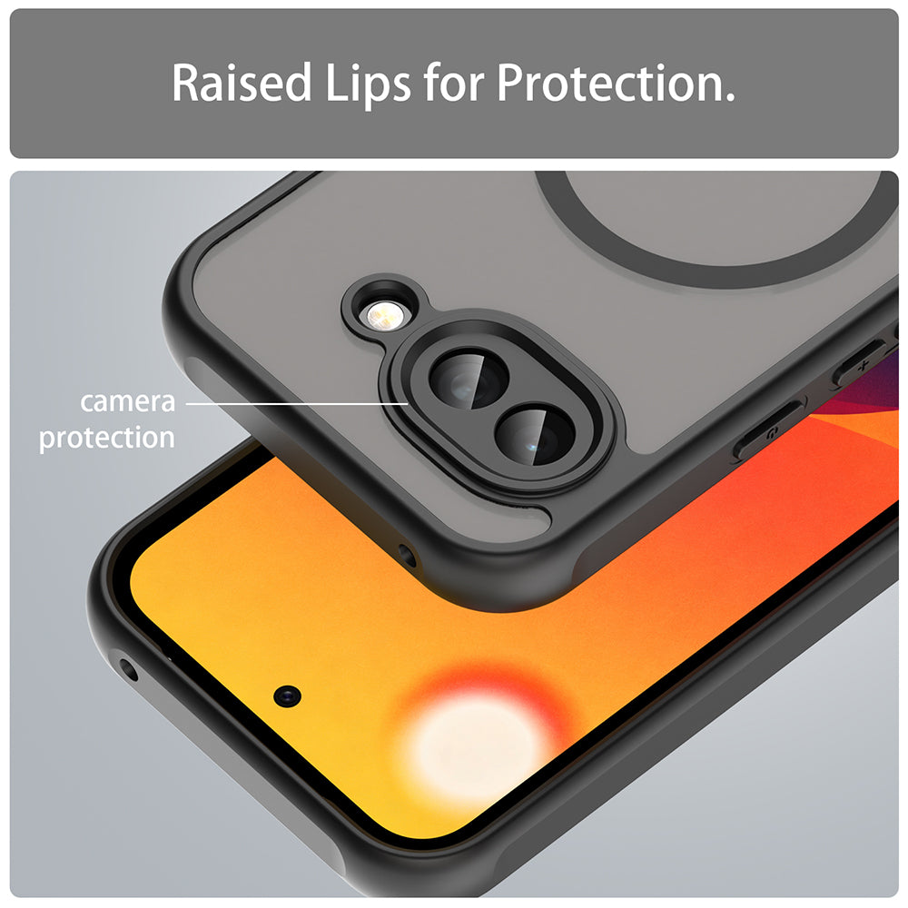Ovitek MagSafe za Google Pixel 10a, Techsuit, HaloFrost II, Črn