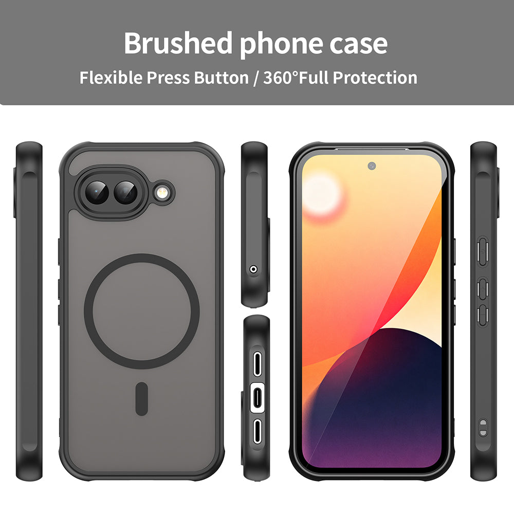 Ovitek MagSafe za Google Pixel 10a, Techsuit, HaloFrost II, Črn