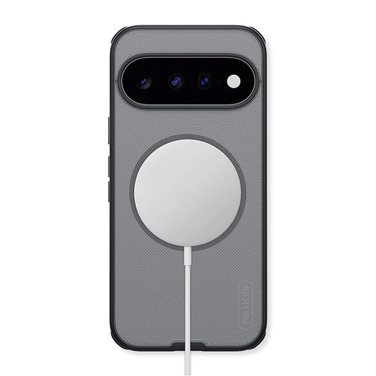 MagSafe ovitek za Google Pixel 11, Nillkin, Super Shield Pro, črn, prosojen, satenast