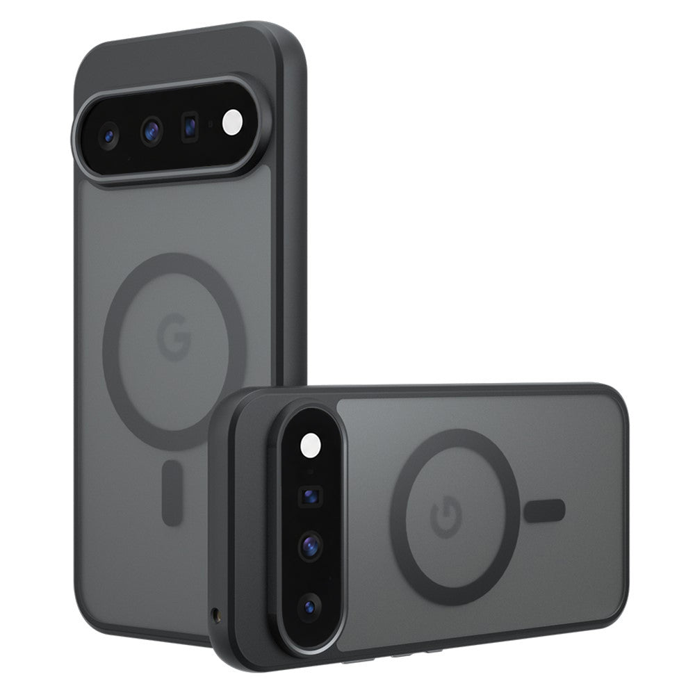 Ovitek MagSafe za Google Pixel 11 Pro / 11, Techsuit, PureFrost, Črna satenasta