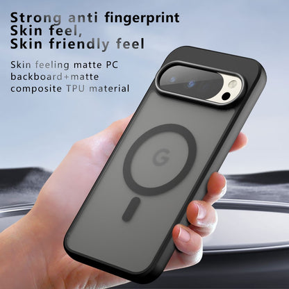 Ovitek MagSafe za Google Pixel 11 Pro / 11, Techsuit, PureFrost, Črna satenasta