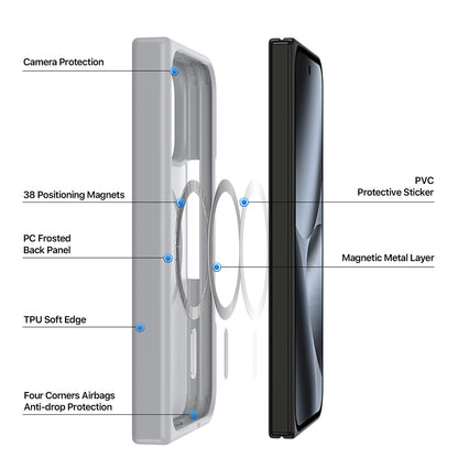 MagSafe ovitek za Google Pixel 11 Pro Fold, DUX DUCIS, Yind, svetlo roza