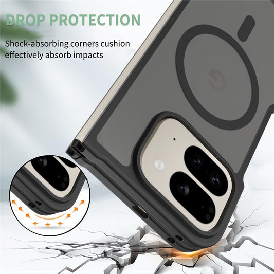 MagSafe ovitek za Google Pixel 11 Pro Fold, Techsuit, PureFrost, črna satenasta
