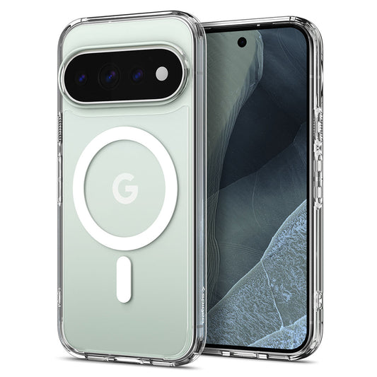 MagSafe ovitek za Google Pixel 11 Pro, Spigen, Ultra Hybrid, prozoren bel ACS11431