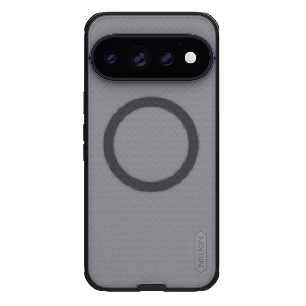Ovitek MagSafe za Google Pixel 11 Pro XL, Nillkin, Super Shield Pro, črn, prosojen, satenast