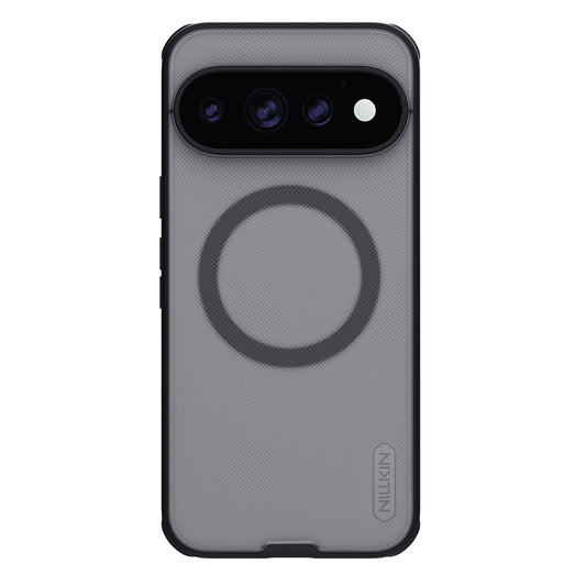 Ovitek MagSafe za Google Pixel 11 Pro XL, Nillkin, Super Shield Pro, črn, prosojen, satenast