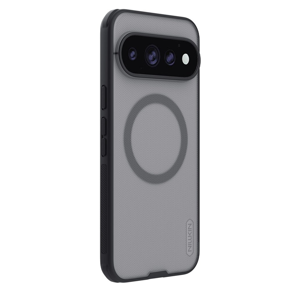 Ovitek MagSafe za Google Pixel 11 Pro XL, Nillkin, Super Shield Pro, črn, prosojen, satenast