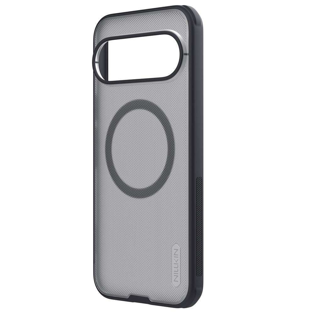 Ovitek MagSafe za Google Pixel 11 Pro XL, Nillkin, Super Shield Pro, črn, prosojen, satenast