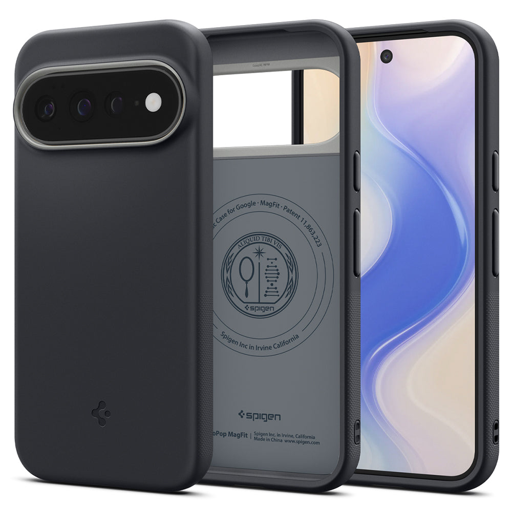 MagSafe ovitek za Google Pixel 11 Pro XL, Spigen, Caseology Nano Pop, Črn ACS11455
