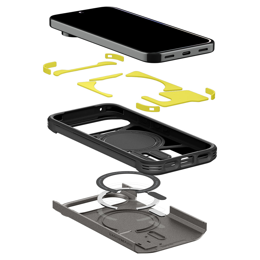 MagSafe ovitek za Google Pixel 11 Pro XL, Spigen, Tough Armor, siva ACS11865