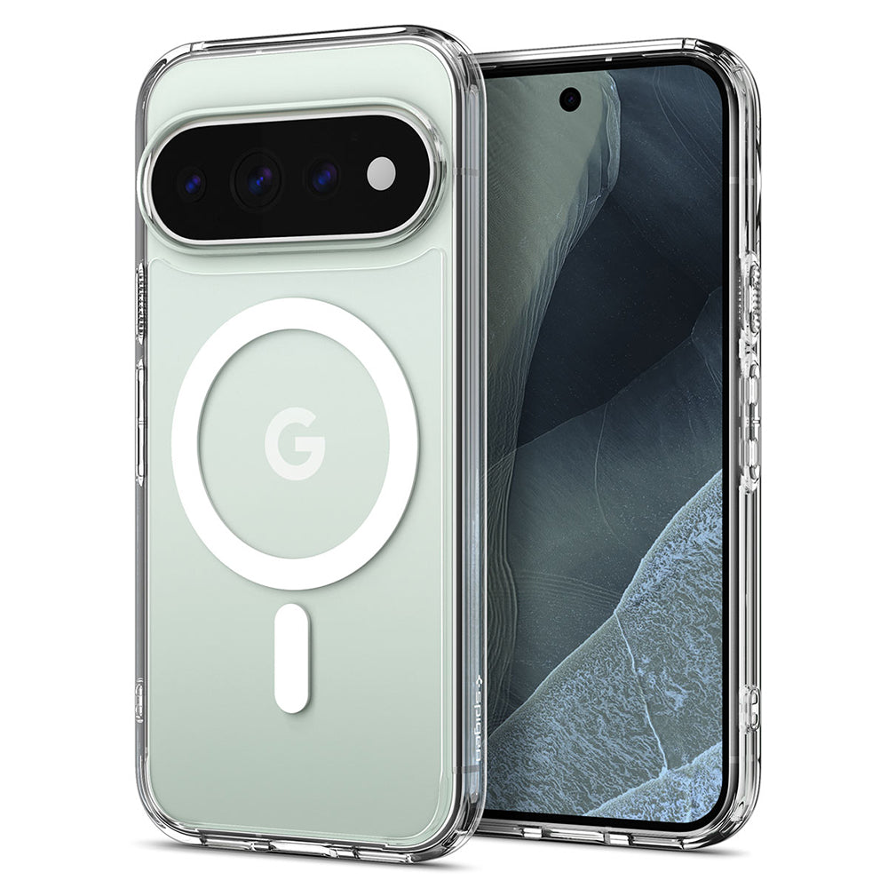 MagSafe ovitek za Google Pixel 11 Pro XL, Spigen, Ultra Hybrid, prozoren bel ACS11451