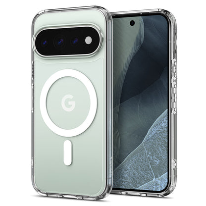 MagSafe ovitek za Google Pixel 11 Pro XL, Spigen, Ultra Hybrid, prozoren bel ACS11451