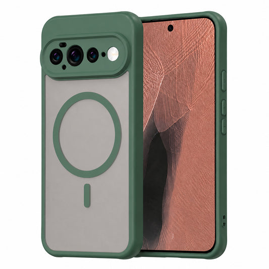 MagSafe ovitek za Google Pixel 11 Pro XL, Techsuit, HaloFrost II, Zelen