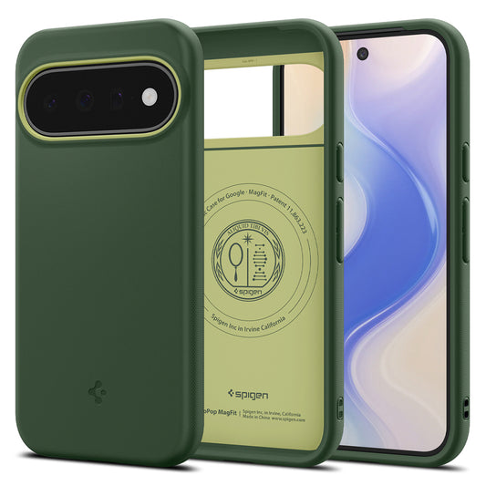 MagSafe ovitek za Google Pixel 11, Spigen, Caseology Nano Pop, Zelen ACS11446