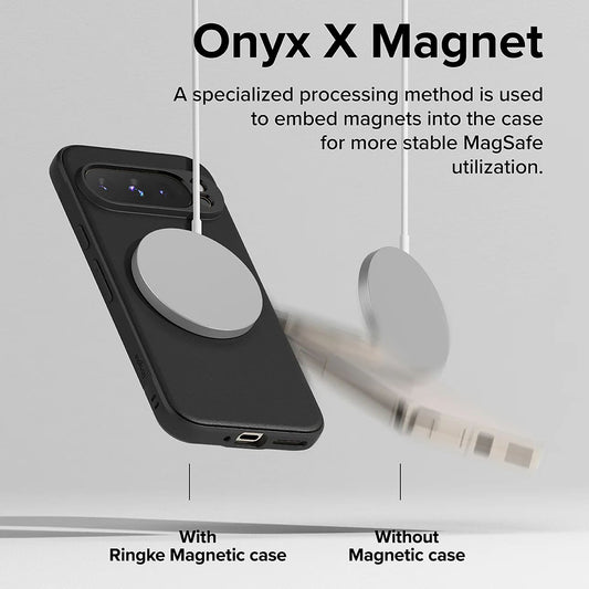 MagSafe ovitek za Google Pixel 9 Pro, Ringke, Onyx, Črn