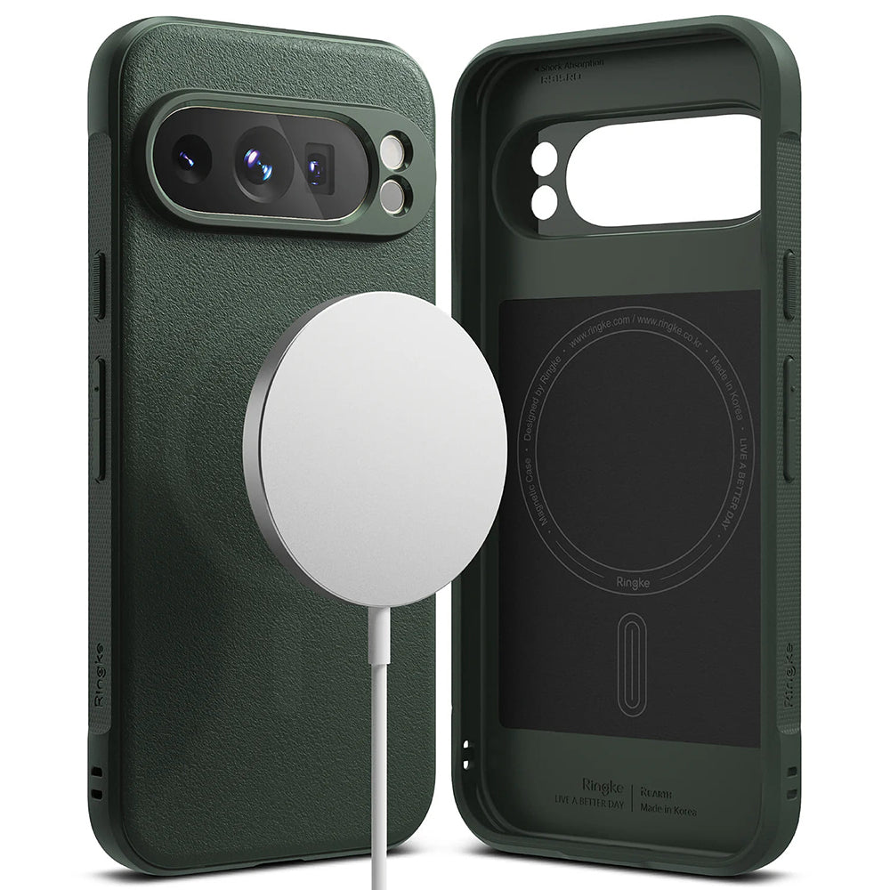 MagSafe ovitek za Google Pixel 9 Pro, Ringke, Onyx, Temno zelena