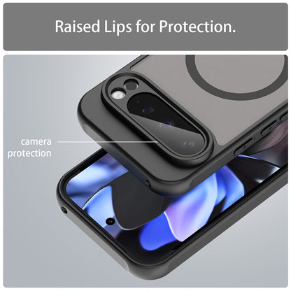 Ovitek MagSafe za Google Pixel 9 Pro, Techsuit, HaloFrost II, Črn