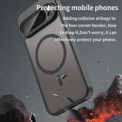Ovitek MagSafe za Google Pixel 9 Pro, Techsuit, HaloFrost II, Črn