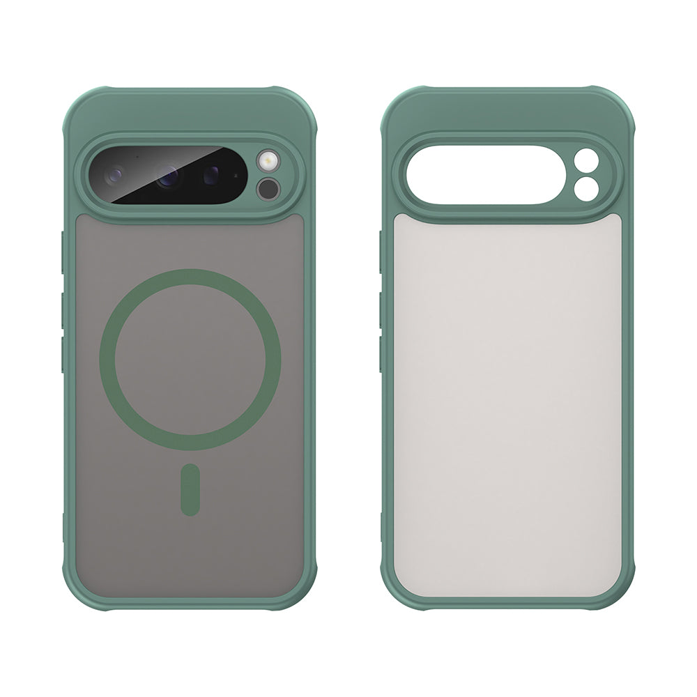 Ovitek MagSafe za Google Pixel 9 Pro, Techsuit, HaloFrost II, Zelen