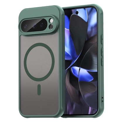 Ovitek MagSafe za Google Pixel 9 Pro, Techsuit, HaloFrost II, Zelen