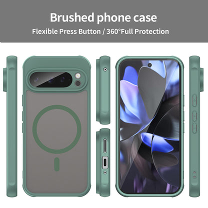 Ovitek MagSafe za Google Pixel 9 Pro, Techsuit, HaloFrost II, Zelen