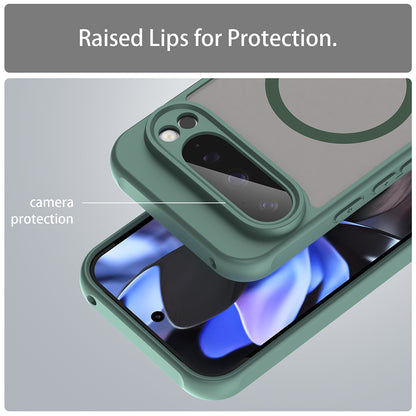 Ovitek MagSafe za Google Pixel 9 Pro, Techsuit, HaloFrost II, Zelen