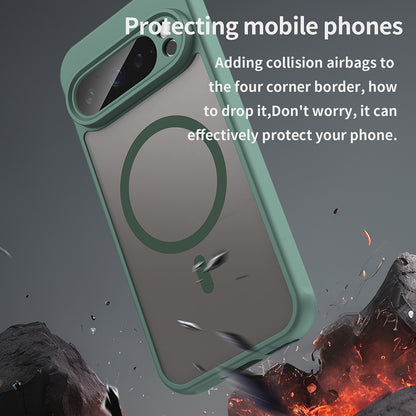 Ovitek MagSafe za Google Pixel 9 Pro, Techsuit, HaloFrost II, Zelen