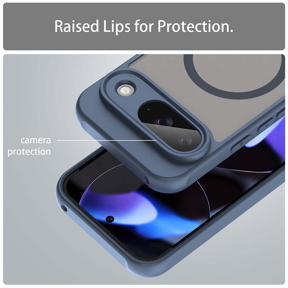 MagSafe ovitek za Google Pixel 9, Techsuit, HaloFrost II, temno moder
