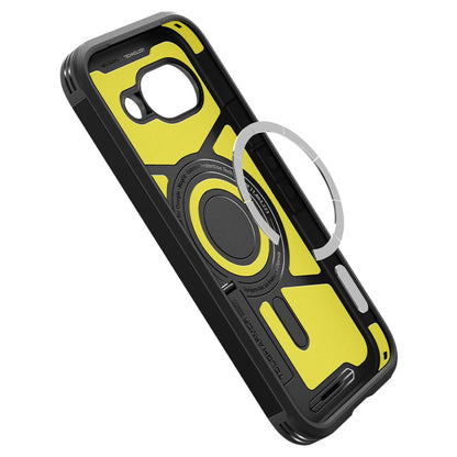 Ovitek MagSafe za Google Pixel 9a, Spigen, Tough Armor, Črn