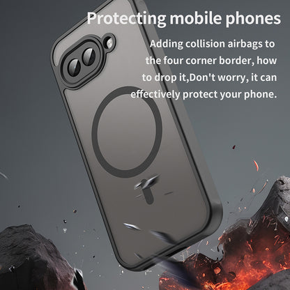 Ovitek MagSafe za Google Pixel 9a, Techsuit, HaloFrost II, Črn