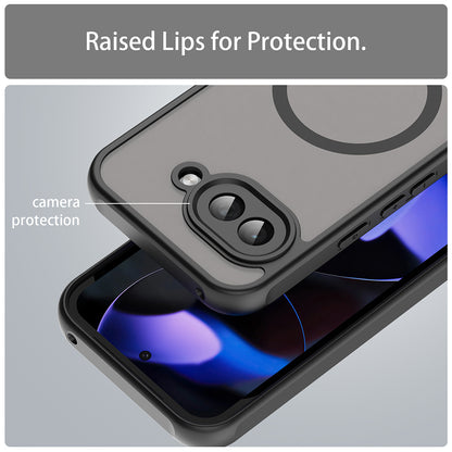 Ovitek MagSafe za Google Pixel 9a, Techsuit, HaloFrost II, Črn