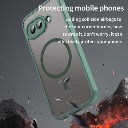 Ovitek MagSafe za Google Pixel 9a, Techsuit, HaloFrost II, Zelen