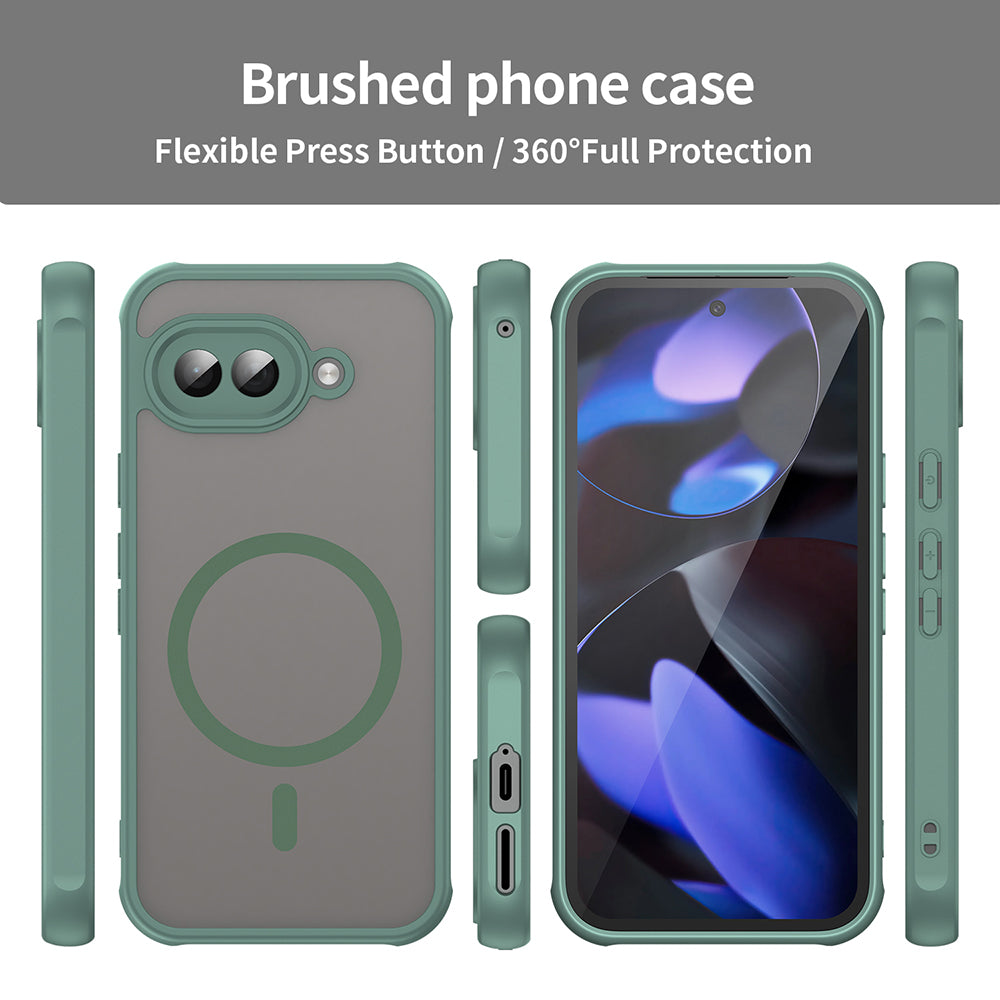Ovitek MagSafe za Google Pixel 9a, Techsuit, HaloFrost II, Zelen