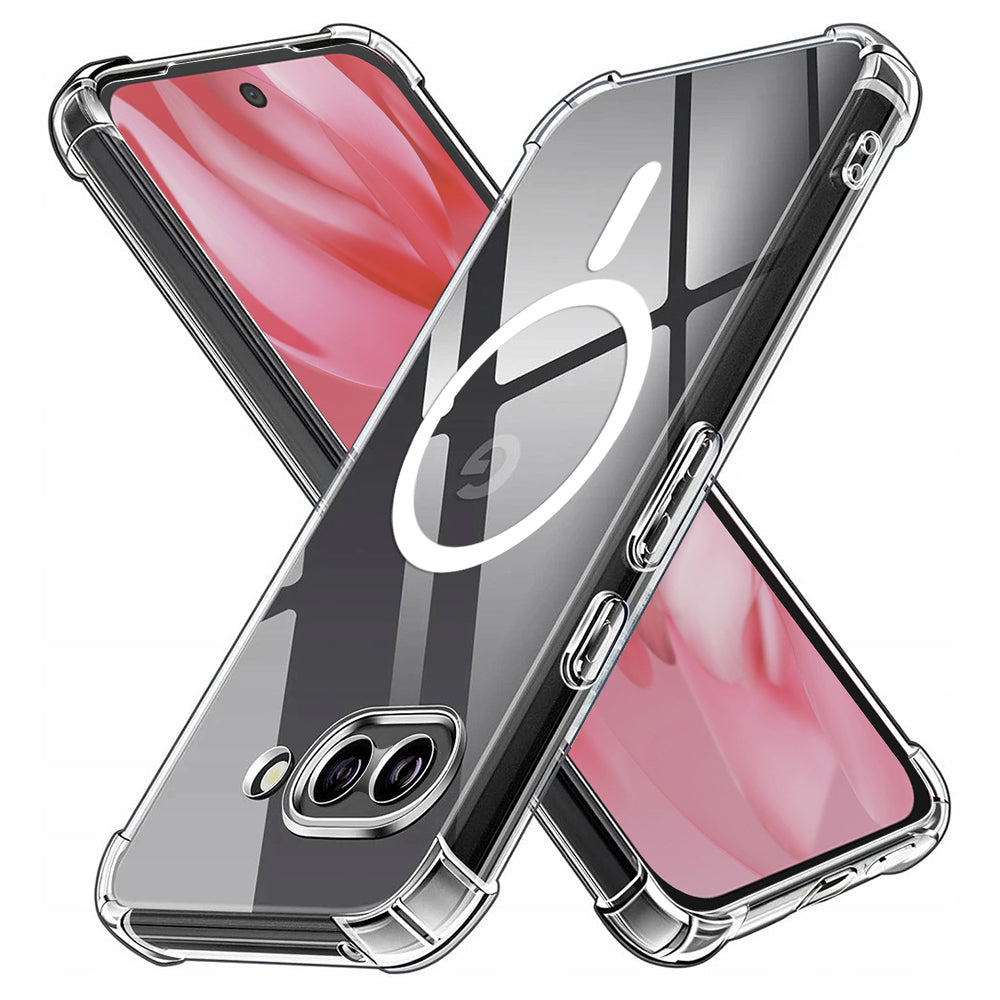 Ovitek MagSafe za Google Pixel 9a, Techsuit, odporen na udarce, prozoren