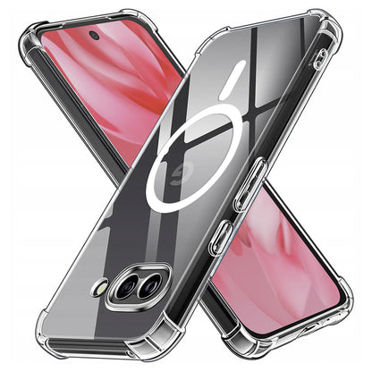 Ovitek MagSafe za Google Pixel 9a, Techsuit, odporen na udarce, prozoren